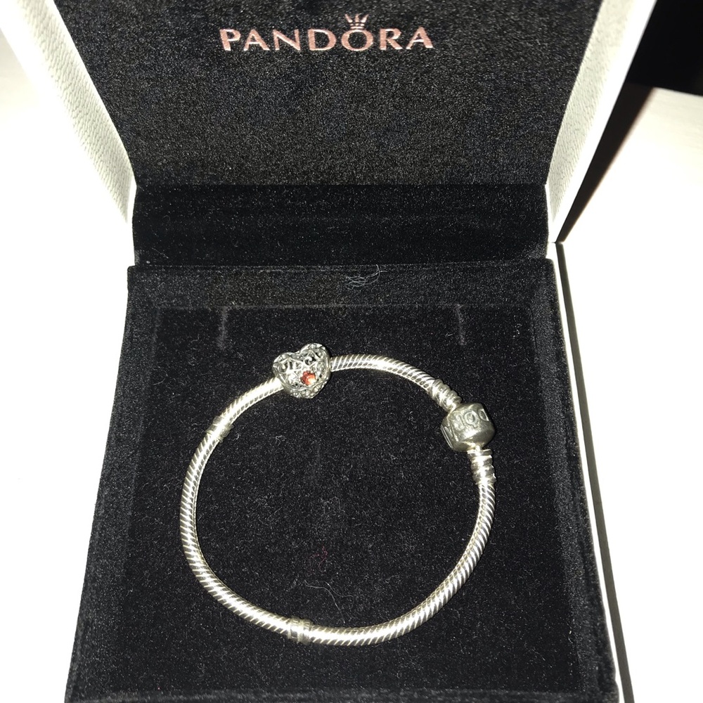 Pandora Classic Charm Bracelet - great condition!!